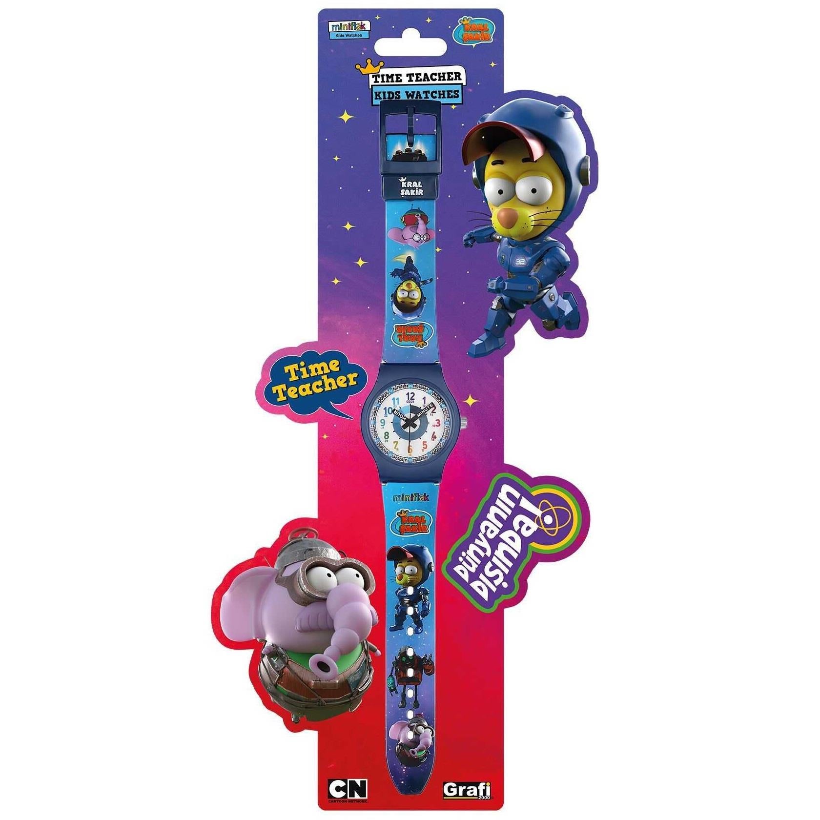 Miniflak Kral Şakir KS7516 Time Teacher Kids Watch Miniflak Kral Şakir KS7516 Time Teacher Kids Watch